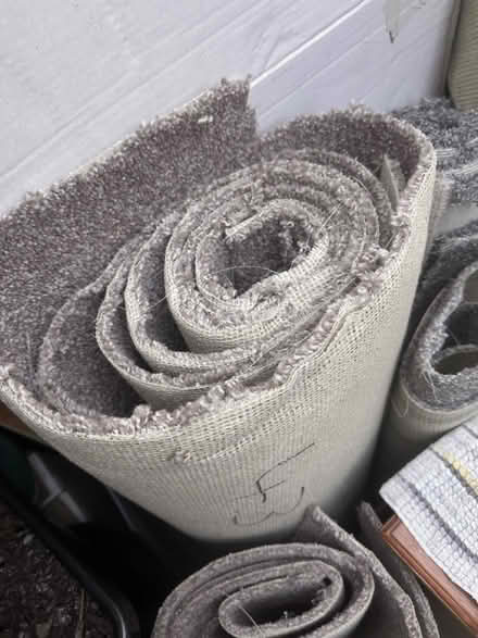 Photo of free 2 off cuts rolls of carpet new (Se6 2ha) #2