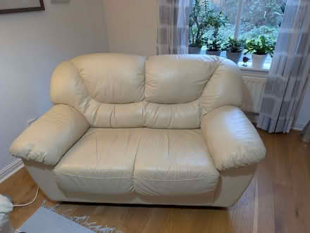 Photo of free 2 x 2 seater leather sofas (IP33) #2