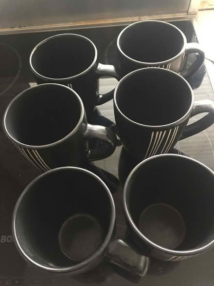 Photo of free 6 Black mugs (Heald Green SK8) #2