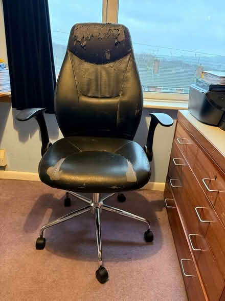 Photo of free Large Office Chair With Cover (Wincobank S9) #2