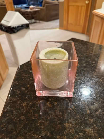 Photo of free Decorative Candle with glass holder (Rochester) #1