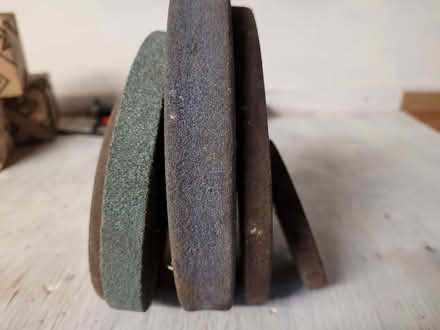Photo of free Used Grinding Wheels (Haslucks Green B90) #3