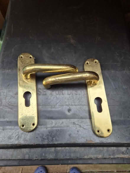 Photo of free Brass door handles (Taunton Killams & Mountfield District Ward TA1) #1