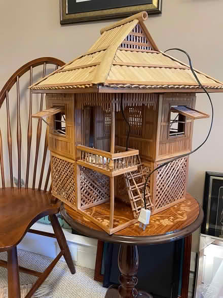 Photo of free Nipa Hut, Bamboo, with light (Cameron Run Regional Park) #1