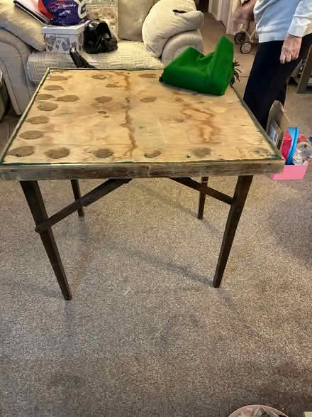 Photo of free Very old card table (New Brighton CH45) #2