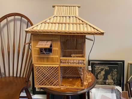Photo of free Nipa Hut, Bamboo, with light (Cameron Run Regional Park) #2