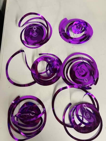 Photo of free Purple metallic streamers (Sunnyvale - Ponderosa Park) #2