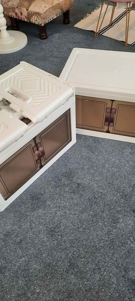 Photo of free Stackable plastic cupboards (Brook Green W14) #1