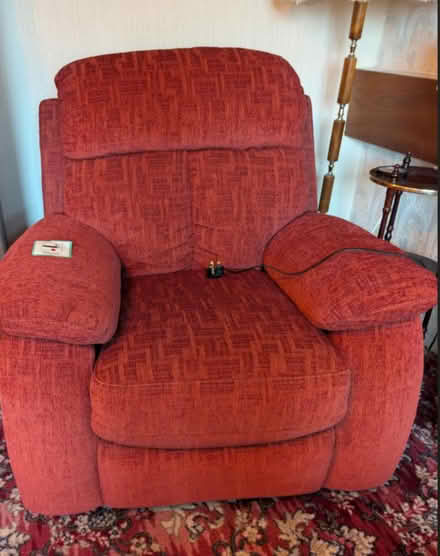 Photo of free Red Electric Recliner Chair (Rotherham S25) #1
