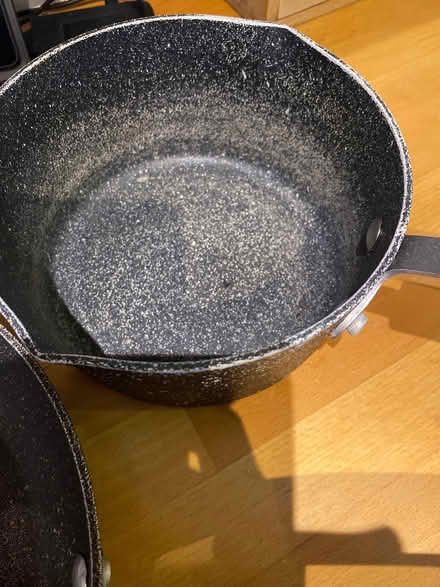 Photo of free 2 frying pans and 1 sauce pan (Seaton Sluice NE26) #3
