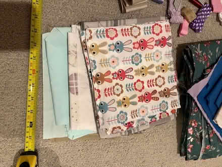 Photo of free Material and ribbon for crafting. (Hobson NE16) #2