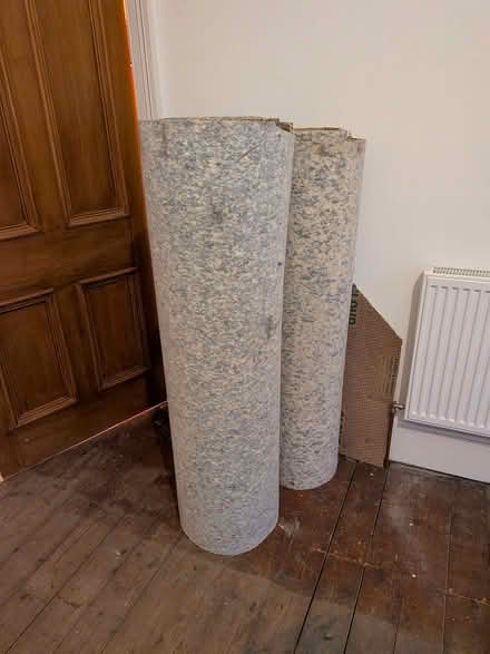 Photo of free 2 large rolls of carpet underlay (Cockenzie and Port Seton EH32) #1