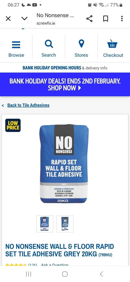 Photo of Tiles adhesive (Brookwood Grove, Artane, d5) #1