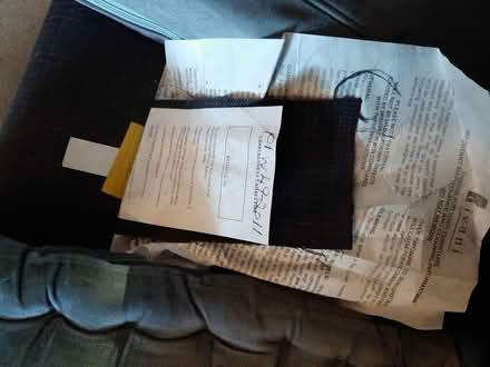 Photo of free 2 seater blue sofa (not new) offer (Wyken off Blackberry Lane cv2.) #3