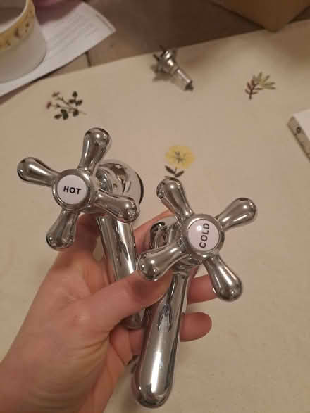 Photo of free Pair of bathroom taps (Ashwood Park CW9) #1