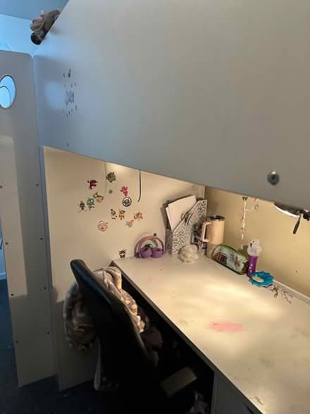 Photo of free Single loft bed with desk (Northolt) #2