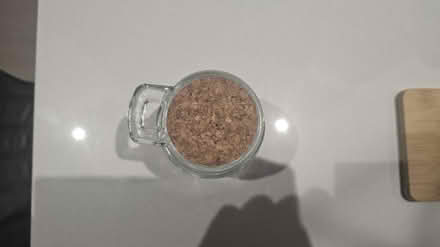 Photo of free Small glass jar with cork lid (Streetly B74) #2