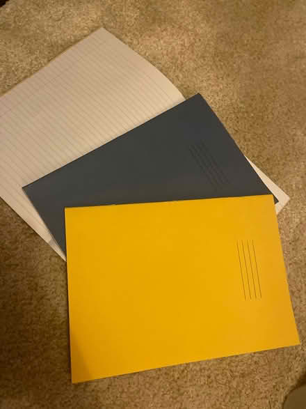 Photo of free X3 unused A4 lined notebooks (Battersea SW8) #1