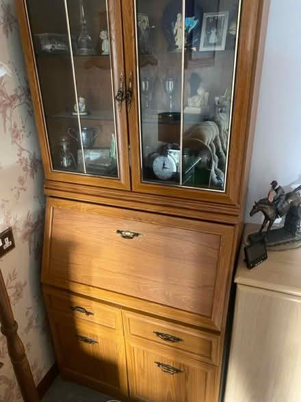 Photo of free Living room unit with glass doors (Trowbridge BA14) #1