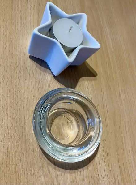 Photo of free 2 tea light candle holders (Ifton Heath SY11) #1