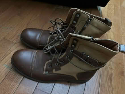 Photo of free Men’s size 11 brown boots (Queens Jamaica) #1