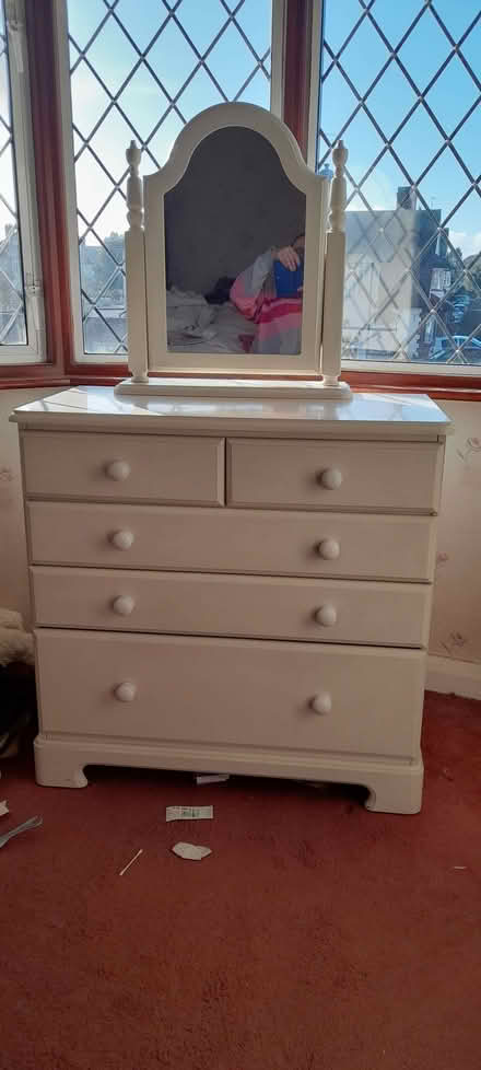 Photo of free 2 sets of draws 1 has a matching mirror (Lamorbey DA15) #1