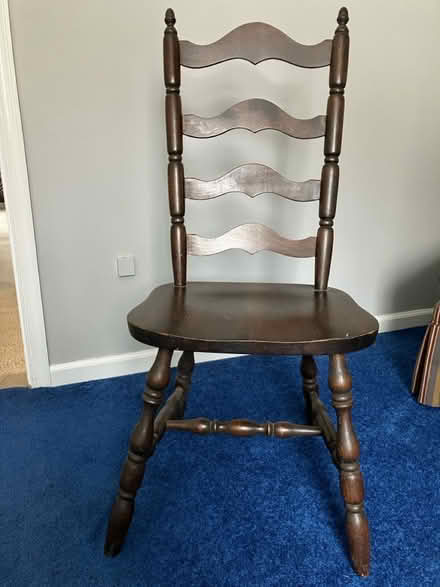Photo of free Ladder back desk chair (Media) #2