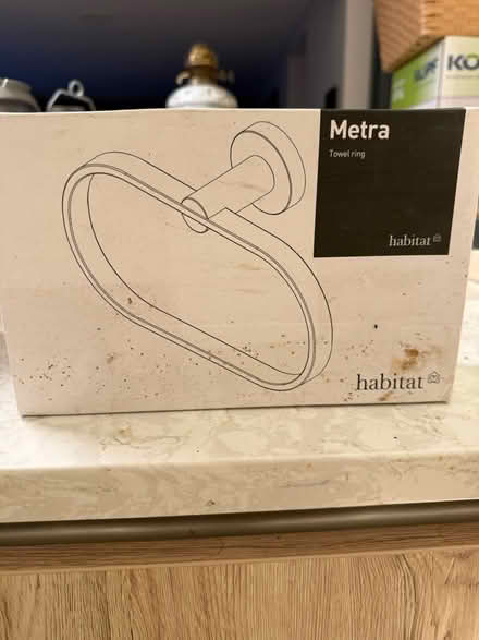 Photo of free Habitat towel holder and hook (Wooburn HP10) #1