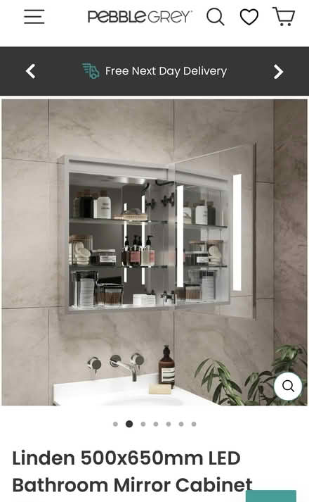 Photo of free Led bathroom cabinet (OX4) #2