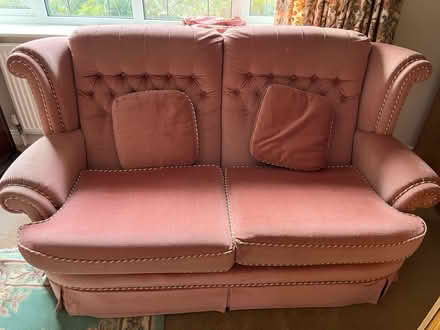 Photo of free Pink 2 seater sofa (Wakefield WF2) #1