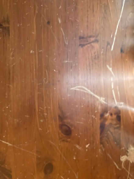 Photo of free Sturdy wooden student desk (East Arlington) #2