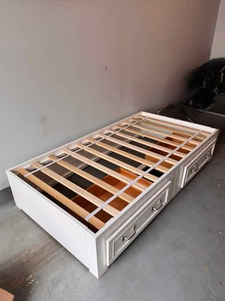 Photo of free Pottery Barn Twin platform bed (Burtonsville) #1