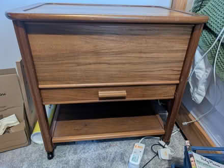 Photo of free Mid century sewing box on wheels (Saltney Ferry CH4) #1