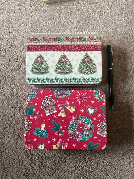 Photo of free 2 tins, hooks and eyelet screws (Longbarn WA2) #1