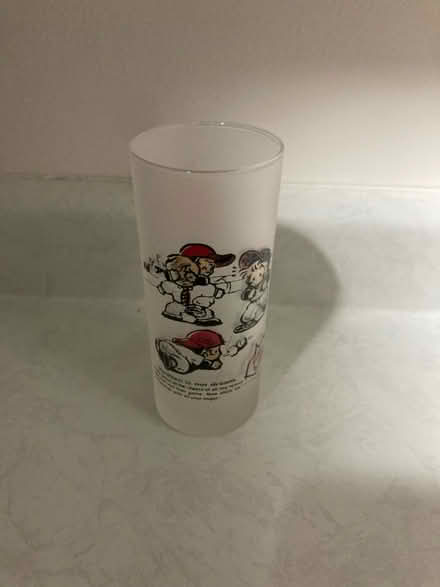 Photo of free 1989 “Naughty boy” frosted glasscup (Kennedy/16th in Markham) #1