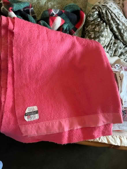 Photo of free Vintage wool blanket (Cannonmills EH7) #1
