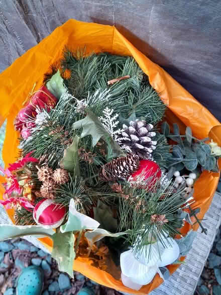 Photo of free Bag of floral picks, bits, wreath making stuff etc (Buxted TN22) #1
