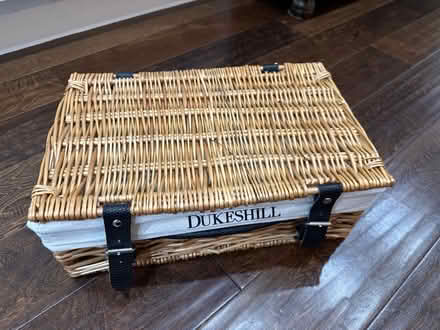 Photo of free Lined wicker basket (Briestfield WF12) #1
