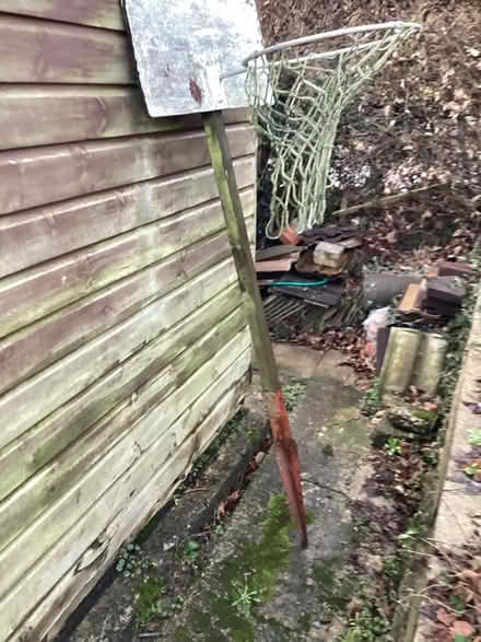 Photo of free Basketball hoop and backboard. (Sharpstone) #2