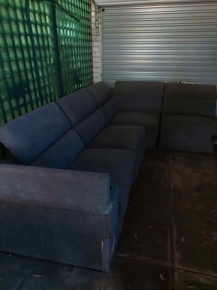 Photo of free Sofa with tape on one corner (Edgewater) #1