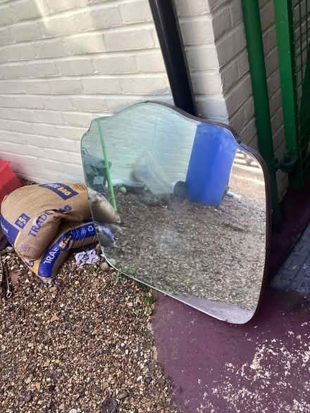Photo of free Large old mirror (Camberley) #1