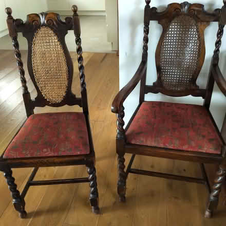 Photo of free Set of six dining chairs (Holton OX33) #1