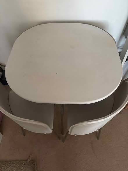Photo of free Dining room table and 4 chairs (SE18 7PZ) #2