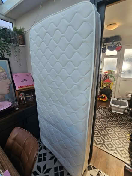 Photo of free Single mattress nearly new (Thorpe lea) #1