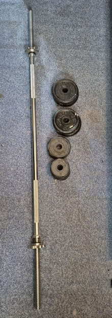 Photo of free Barbell and weights (Lichfield (Dimbles WS13)) #1