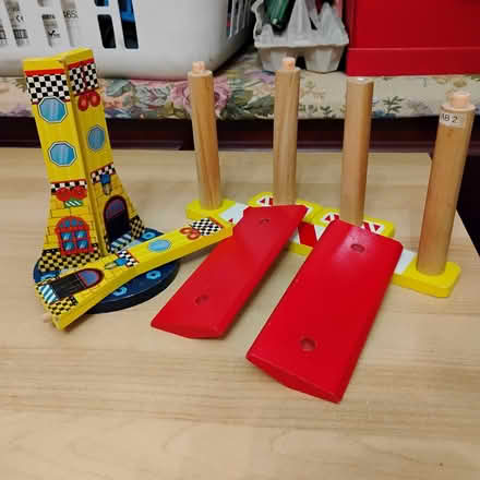 Photo of free Wooden Train Set Buildings (Darien) #1