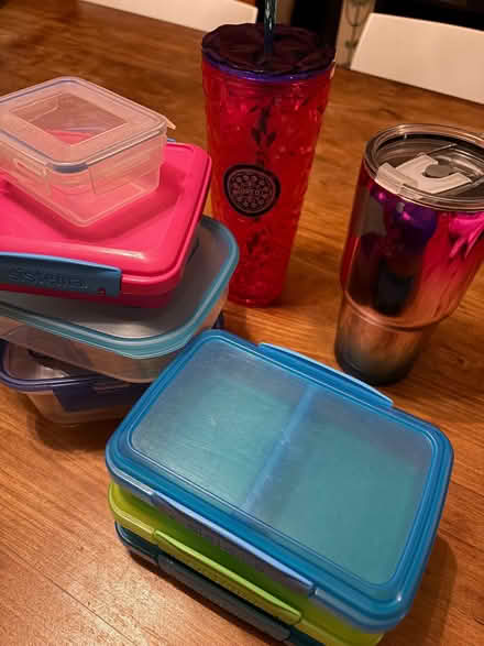 Photo of free Plastic snack boxes and cups (Lower Weston) #1