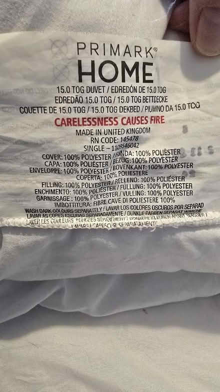 Photo of free Single duvet (Bellingham SE6) #2