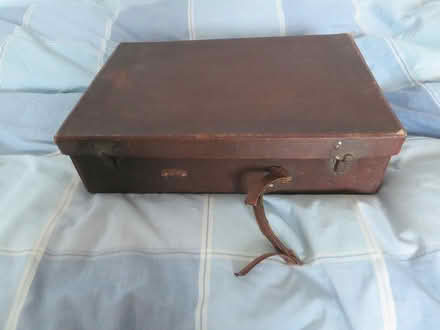 Photo of free Vintage small brown suitcase (CB4) #1