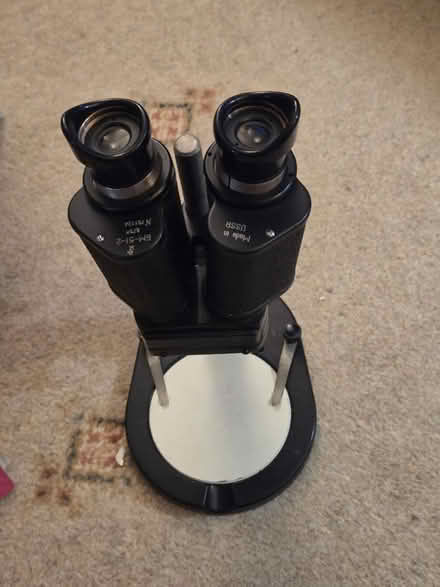 Photo of free Rare Russian Binocular Microscope (Worcester WR2) #2